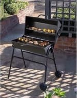 Catch Asda's hexagonal charcoal barrel grill with lid for only £22.50