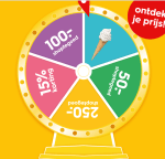 Hema draai en win actie: pak 15% korting op je aankoop