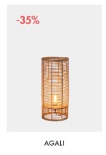 AGALI Lámpara de mesa natural por 45€.