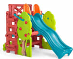 FEBER Wood House, Centro de Actividades en el Bosque con Tobogán y Mesa Convertible en Arenero por 182,09€