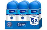 Sanex Dermo Extra Control Desodorante Roll-On Pack 6 Uds x 50 ml Desodorante Antitranspirante hasta 48H por 6,70€