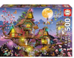 Marca Educa - Puzzle de 500 Piezas ,Casa de Las Hadas por 5,99€