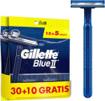 40 unidades Gillette Blue II Maquinilla de Afeitar Hombre por 9,74€