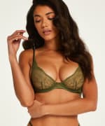 Soutien-gorge à armatures non-préformé Isabelle - Vert pour 34,99€ chez Hunkemoller