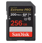 Carte SD SANDISK 256 GO Extreme Pro SDXC à 99,99€