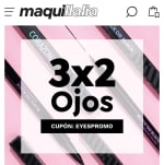 3×2 en la sección de Ojos en Maquillalia.