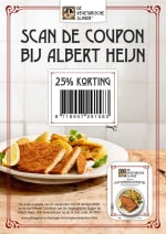 25% korting op de "Auf Wieder Schnitzel" van de Vegetarische Slager