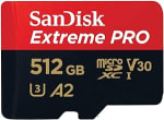 SanDisk 512 Go Extreme PRO microSDXC carte à 49,16€