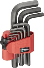 Wera inbus stiftsleutel haaks 950/9 Hex-Plus 7 1,5-10 - 9 delig voor €10.16 met Amazon prime