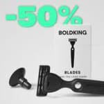 50% korting op scheerset 'The Kit'