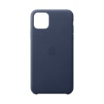 Apple leren hoesje iPhone 11 Pro Max Middernachtblauw €12,95