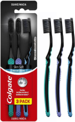 Escova Dental da Colgate, modelo Slim Soft com 3 uni - R$ 17,91