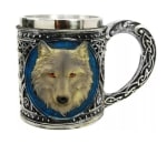Taza de Lobo Guerrero de acero inoxidable por $5.990