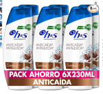 Pack de 6udx230ml Champú Anticaspa Y Anticaída m arca H&S por 13,28€