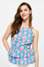 Blusa Peplum Volantes para Mujer Springfield por 5.9€