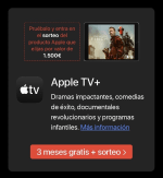 3 meses gratis de Apple TV+ y sorteo 1.500€ en tiendas K-TUIN