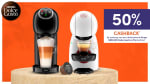 50% cashback op geselecteerde Krups Dolce Gusto machines