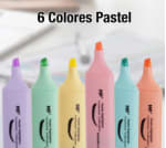 Pack 6 Subrayadores Colores de Pastel por 1€