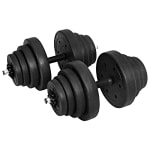 SONGMICS Halterset, dumbbells, set van 2, 20 kg/30 kg/40 kg voor 34,39 euro dmv coupon