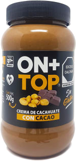 ONTOP CREMA DE CACAHUATE CON CACAO 500g por $176 en Amazon