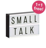 1+1 gratis op A5 lightbox ALLC