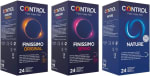 Pack 3 cajas de preservativos Control (72 unidades) por 18,67€