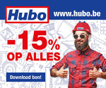15% kortingscode voor alles bij Hubo