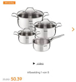tefal pannenset met 30% korting