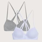 Pack 2 Sostén Con Soft Sin Arco Algodón Niña por solo $4.990