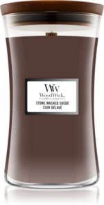 Stone Washed Suede Woodwick kaars 600 gram voor €19,60 bij Notino