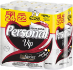 Papel Higiênico VIP, modelo Folha Dupla com 24 rolos - R$ 38,99