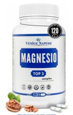 Magnesio Puro Citrato de Magnesio + Bisglicinato de Magnesio + Óxido de 120 capsulas por 7,95€