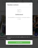 €2,50 korting via Social deal met de code