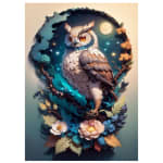 Kit Completo de Pintura de Diamantes 5D, Búho por 0.9€