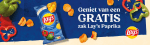 Gratis zak Lays paprika chips na cashback
