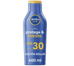 2 NIVEA Sun leche solar protege&hidrata sfp 30 bote 400ml a solo 13,44€