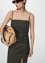 Vestido abertura detalle drapeado para Mujer por 19.99€