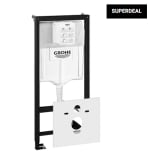 GROHE Rapid SL WC element inbouwreservoir met wandbevestiging 113cm hoog met geluidisolatieset