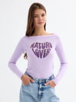 Camiseta de Manga Larga de Mujer Natural Lover por 3.99€