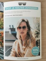10% korting met de code bij zonnebrillen