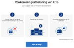 Korting bij booking voor 15 euro korting