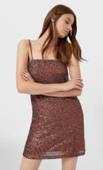 Vestido lentejuelas con la espalda al aire por 5,99€