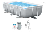 Piscina Rectangular INTEX 55210 Prism Frame 300x175x80 cm con depuradora por 239.4€