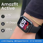 Amazfit Active 42mm reloj inteligente con GPS y batería 14 días por 63,02€