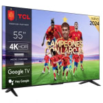 TV LED 55" TCL 55P61B, 4K UHD, HLG + cupón de 44,85€ por 299€