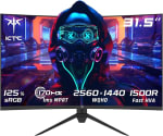 KTC Monitor Gaming Curvo 32 Pulgadas, 170Hz, 165Hz, 2K QHD 2560 x 1440 píxeles por 208,99€