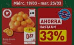 0,87€/kg naranja de zumo en Aldi (en malla de 4 kg, que sale a 3,49€)