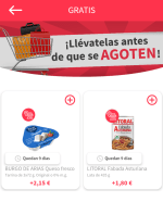 Bote de fabada y queso burgo de arias gratis en Mercadona