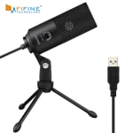 Microfone Condensador da Fifine k669, modelo de mesa - R$ 116,40