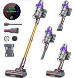 BUTURE-aspiradora inalámbrica 500W con batería extraíble y taza de polvo de 1.5L por 87€